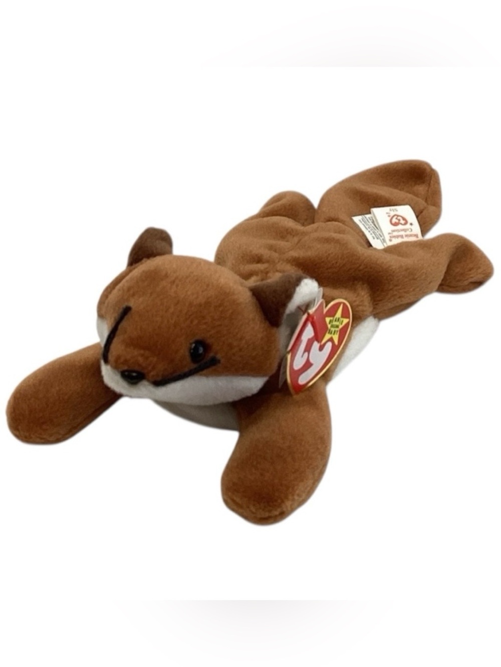 💚 TY “Sly” Beanie Baby Fox - NWT